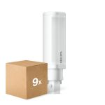 Mehrfachpackung 9x Philips CorePro PL-C LED 5.9W 600lm - 830 Warmweiß | 2-Pins - Ersatz Für 13W