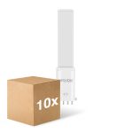 Mehrfachpackung 10x Noxion Lucent PL-S LED 4.3W - 830 Warmweiß | 4-Pins - Ersatz Für 9W