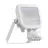 Ledvance Led-Scheinwerfer Aluminium Weiß 8W 1100lm 100D - 830 Warmweiß | IP65 - Bewegungs- Und Lichtsensor - Symmetrisch