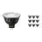 Multipack 10x Philips Master LED Spot GU5.3 MR16 6.7W 420lm 36D - 927 Extra Warmweiß | Höchste Farbwiedergabe - Dimmbar - Ersatz für 35W