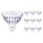 Multipack 10x Philips Master Value LED Spot GU5.3 MR16 7.5W 621lm 36D - 927 Extra Warmweiß | Höchste Farbwiedergabe - Dimmbar - Ersatz für 50W