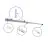 Bright Choice Rail Set 1-Phasen 3 Meter Weiß | incl. Abschlusskappe, Stromanschluss und I-Verbinder