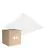 Multipack 4x Ledvance LED Panel Comfort Aluminium Weiß 33W 4320lm - 840 Kaltweiß | 62.5x62.5cm - UGR < 19