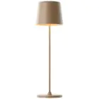 Brilliant Tischlampe Kaami Metall Plastik Braun 2W 310lm - 830 Warmweiß | 100mm - IP44 - Außenbeleuchtung - Dimmbar 