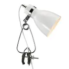 Nordlux Tischlampe Cyclone Clamp Metall Weiß | Geeignet für 1x E14