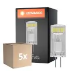 Multipack 5x Ledvance Performance LED Capsule Klar G4 1.5W 200lm - 827 Extra Warmweiß | Ersatz Für 20W