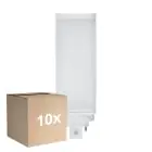 Multipack 10x Ledvance Dulux-T LED 10W - 830 Warmweiß | 4-Pins - Ersatz Für 26W