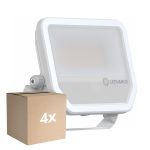 Lot 4x Ledvance Projecteur LED Aluminium Blanc 41//27W 6000lm 100D - 865 Lumière Du Jour | IP66 - Symétrique