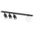 Emibig Plafonnier Baster Acier Noir | Convient pour 3x GU10 - Max 8W, 1x E14 - Max 10W