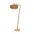 Good&Mojo Lampadaires Salon Bhutan Bambou Noir L | Convient pour 1x E27 