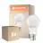Lot 6x Ledvance Performance LED Ampoule B22d Poire Dépolie 8.5W 806lm - 827 Blanc Très Chaud|Équivalent 60W