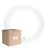 Multipack 4x Ledvance Tube LED T9 Value Circulaire (EM/Direct 230V) 11W 1320lm - 840 Blanc Froid | Équivalent 22W