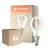 Multipack 6x Osram Classic LED E14 Boule Filament Claire 5.5W 806lm - 827 Blanc Très Chaud | Dimmable - Équivalent 60W