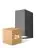 Pack duo D'Lite Applique Murale Vrebos Aluminium Noir Up&Down| Convient pour 2x GU10