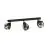 Eglo Plafonnier Carlton 7 Acier Noir Cuivre | IP20 - Convient pour 3x E27 